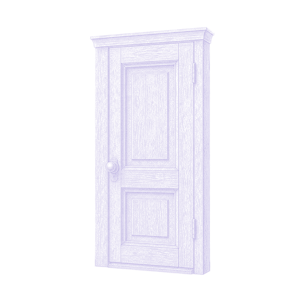 The Door plate, one of the engraved marks in the Constellate atlas.
