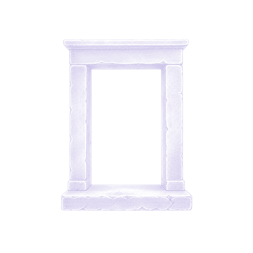 The Threshold plate, one of the engraved marks in the Constellate atlas.